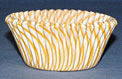 Bake Cups- Yellow Stripe - Small