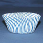 Bake Cups- Blue Stripe - Small