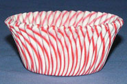 Bake Cups- Red Stripe - Cupcake