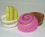 Danish Cups-Gold Spiral /Asst Color-Small