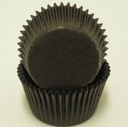 Bake Cups - Solid Black - Small