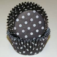 Polka Dot Cups - Black - Small