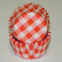 Gingham Cups - Orange - Small