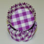 Gingham Cups - Purple - Small