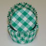 Gingham Cups - Green - Small