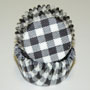 Gingham Cups - Black - Small