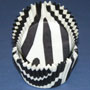 Zebra Stripe Cups - Black - Cupcake