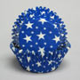 Bake Cups - Blue/White Stars - Cupcake