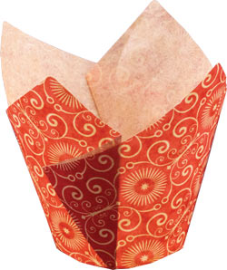 Tulip Cup - Mariposa - Red - Cupcake