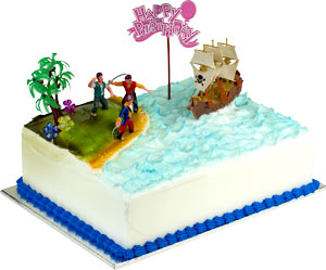 Pirate's Treasure & Ship Cake Kit