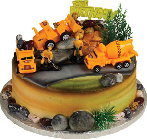 Construction Zone Cake Kit