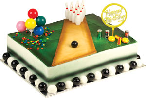 Bowling Birthday Cake Kit