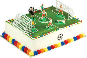 Soccer Match Cake Kit