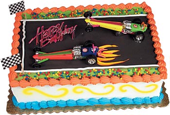 Dragster - Rail Cars Cake Kit