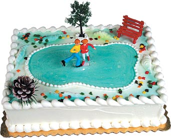 Ice Skating Cake Kit