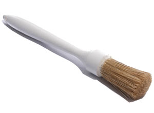 Round Grease Brush-Poly Handle