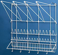 Wall Mounted Rack For Tips & Bags