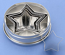Star Cutter Set - 5 Pcs 1-3/4
