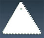Aluminum Decorating Comb-Triangle