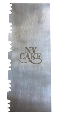 Scalloped Stainless Steel Comb