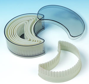 Nylon Cutter Set- Fluted Moon 7 Pc