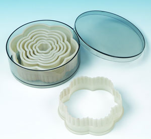 Nylon Cutter Set- Fluted Petal 8 Pc