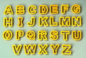 Alphabet Cutter Set Nylon