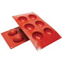 Silicone Baking Mold - Half Round - 2.5 oz.