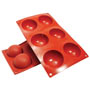 Silicone Baking Mold - Half Round - 2.7 oz.