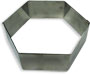 S/S Hexagon Ring - 6-1/4