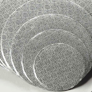 Silver Wrap Around Circles - 12