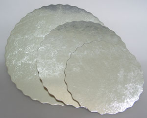 Silver Embossed Circles - 14