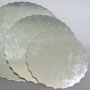 Silver Embossed Circles - 6