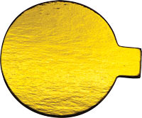 Mono Board Round - Gold - Plain - 2-1/8