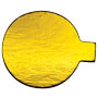 Mono Board Round - Gold - Plain - 2-1/8