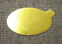 Mono Board Oval Gold - 3-3/4