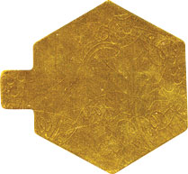 Mono Board - Hexagon - Gold Embossed