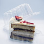 Tall Wedge Cake Slice Container