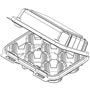 Dozen Clear Box - Mini Cupcake 6 Ct.