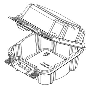 Clear Box - Pastry / Cookie - Case - Secure