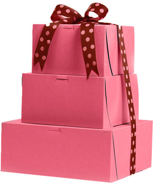 Pink Cake Box - 6