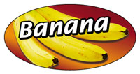 Flavor Label Roll - Banana (1m)