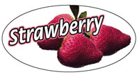 Flavor Label Roll - Strawberry (1m)
