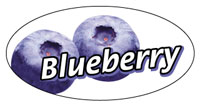 Flavor Label Roll - Blueberry (1m)