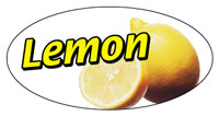 Flavor Label Roll - Lemon (1m)