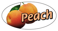 Flavor Label Roll - Peach (1m)