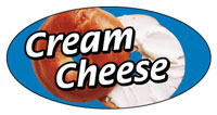 Flavor Label Roll - Cream Cheese (1m)