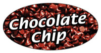 Flavor Label Roll - Chocolate Chip (1m)