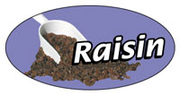 Flavor Label Roll - Raisin (1m)