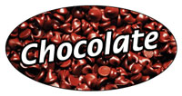 Flavor Label Roll - Chocolate (1m)